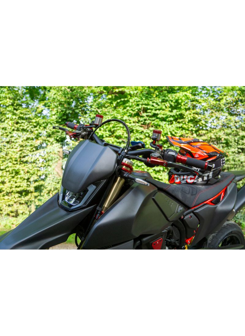 Fluid Reservoir for Rear Brake Fluid or Clutch Fluid 12ml - Titanium Triumph Speed Triple 1200 RS (2025+)