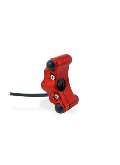 Left Handlebar Switch kit - Street use - Red Version Ducati Hypermotard 1100S (2007-2009)