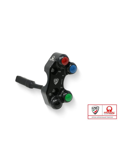 CNC Right Grootbar Switch Panigale V4R - Brembo Billet CNC et Forged Brake Master Cylinder - Pramac Limited Edition Ducati Panigale V4 R Racing (2019+)