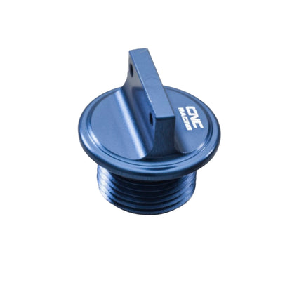 CNC Racing olievuldop Corse M20x2.5 – blauw geanodiseerd aluminium