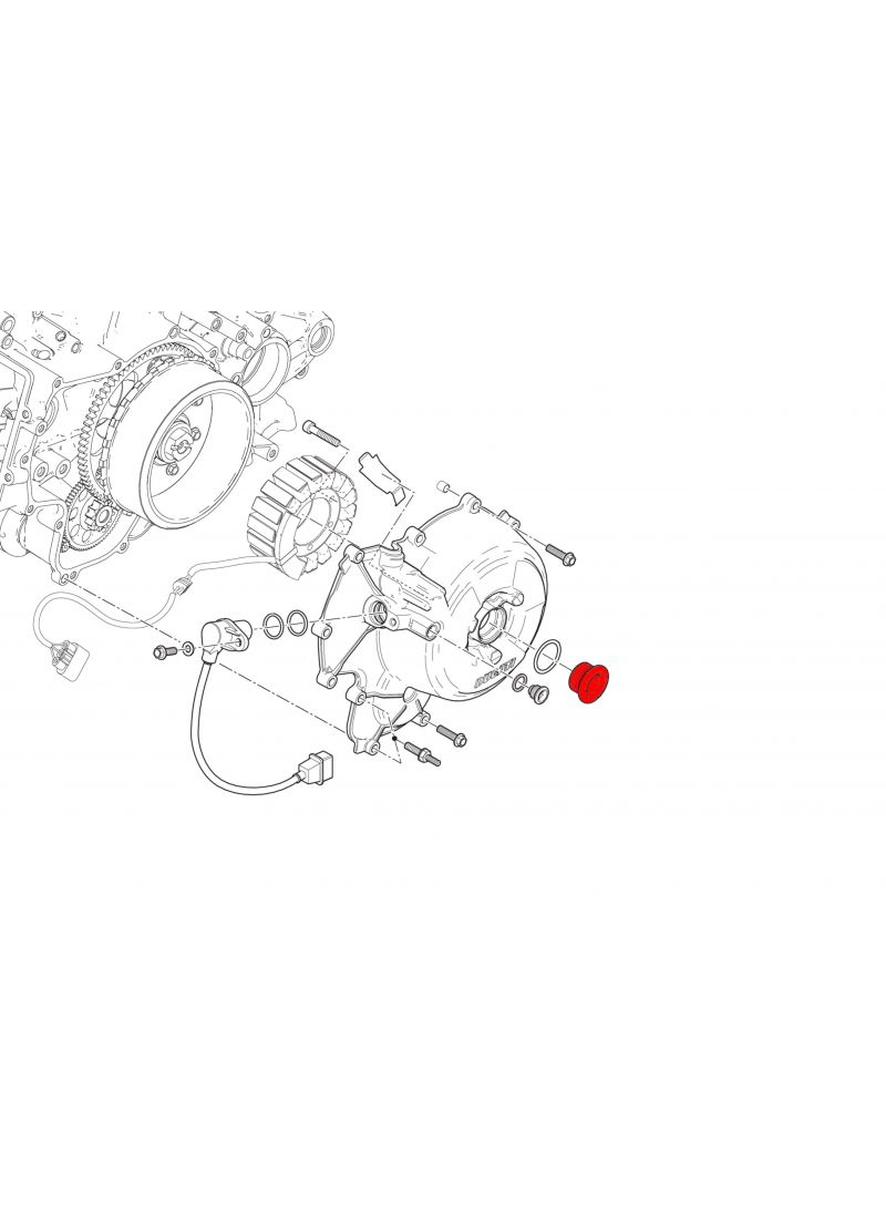 Generator Cover Plug Ducati