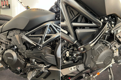Caps de curseur de cadre (4 pcs.) - Ducati Xdivev 1262 2016+ Ducati Xdivev (2016-2017)