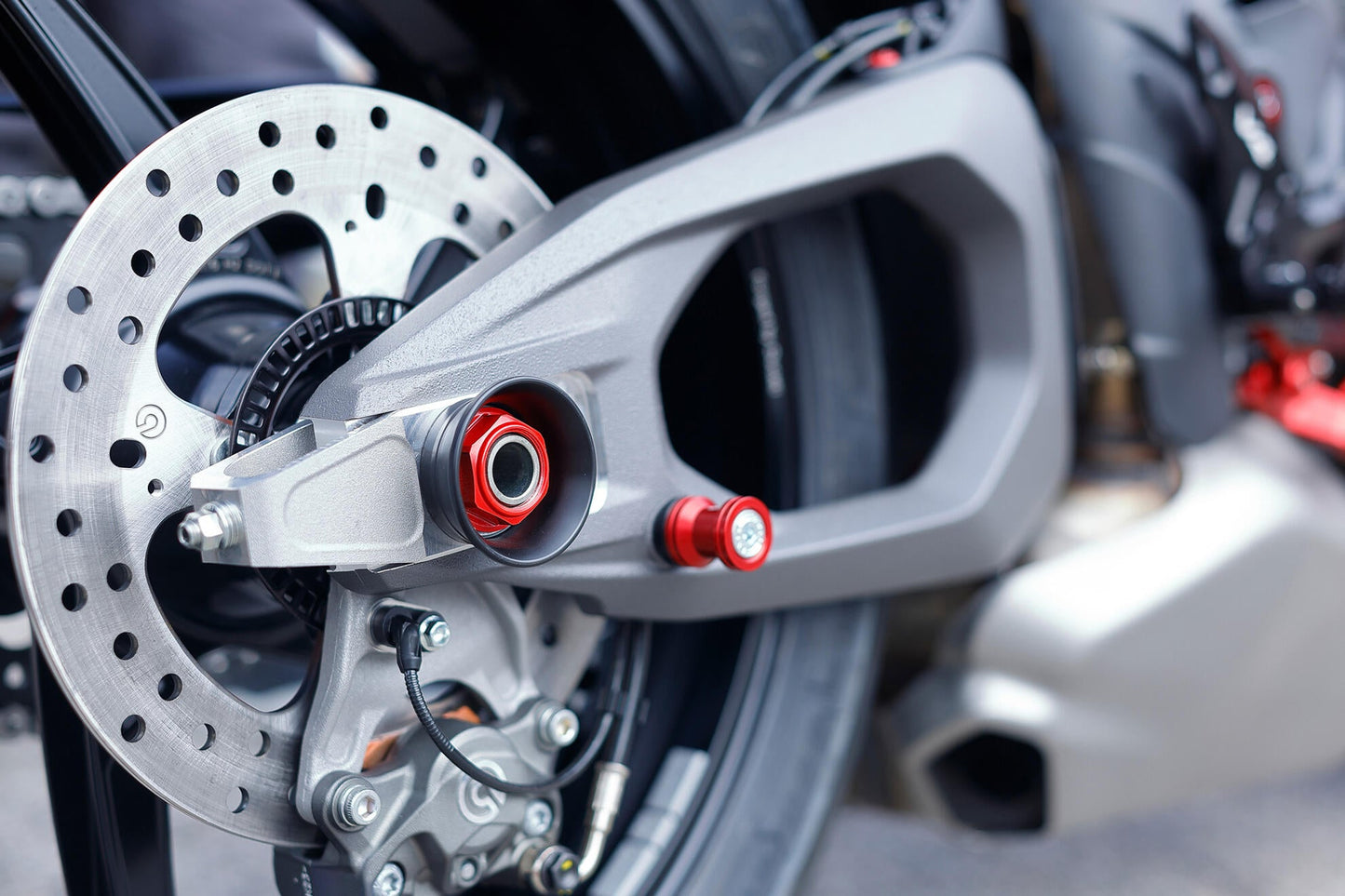 Paddock bobbins voor achterwiel (2 st.) Ducati Panigale V4 Tricolore (2025+)