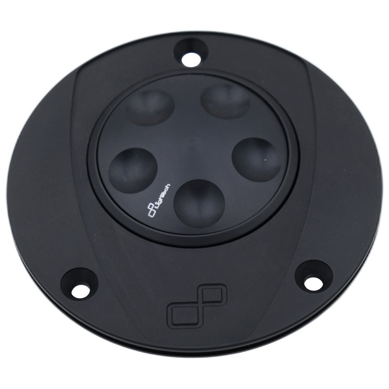Complete tankdop (drie boutgaten) met snelsluiter Ducati 998 (2002-2003) Zwart