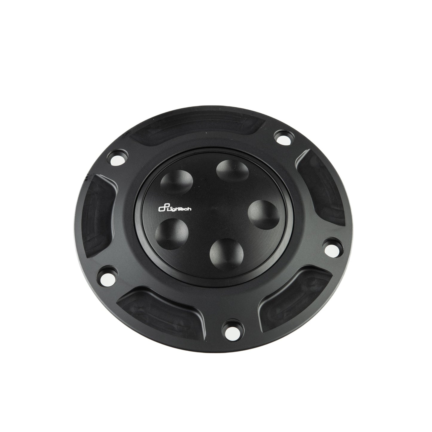 Complete tankdop (vijf boutgaten) met snelsluiter Aprilia Tuono V4 1100 Factory (2017-2020) Zwart