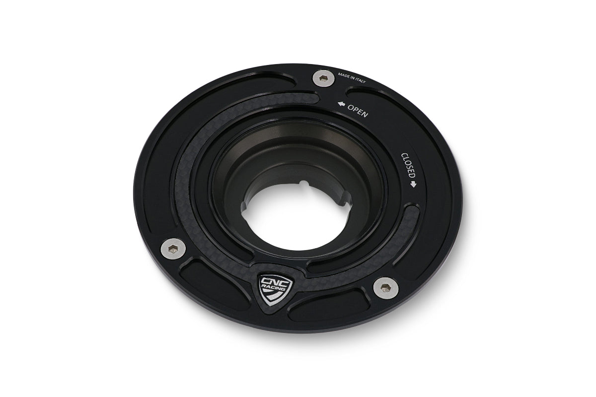 Tankdop ring Carbonio Aprilia Tuono V4 Factory (2025+) zwart