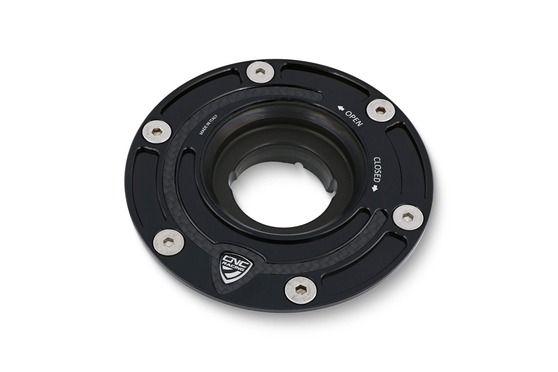 Tankdop buitenrand Carbonio MV Agusta Rivale 800 (2013-2017) zwart