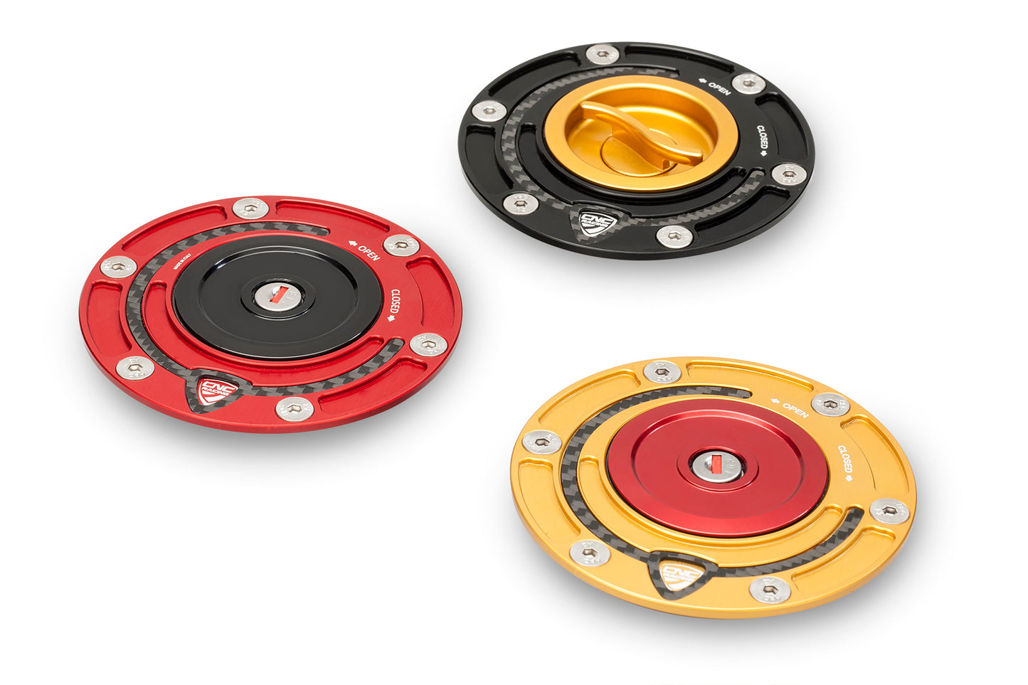 Snelsluiter kern voor CNC Racing tankdop Ducati Monster 1200 R (2016-2019) diverse kleuren ter voorbeeld in tankdoppen