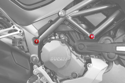 Kit de caps de cadre Ducati Multistrada 1260 - Pour les trous plus petits Ducati Multistrada 1260 S Grand Tour (2020)