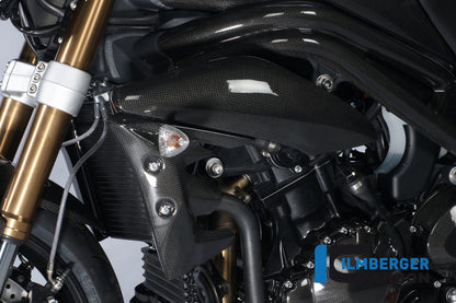 Radiator Cover Liens de carbone Triumph Speed ​​Triple 1050 (2011-2015)