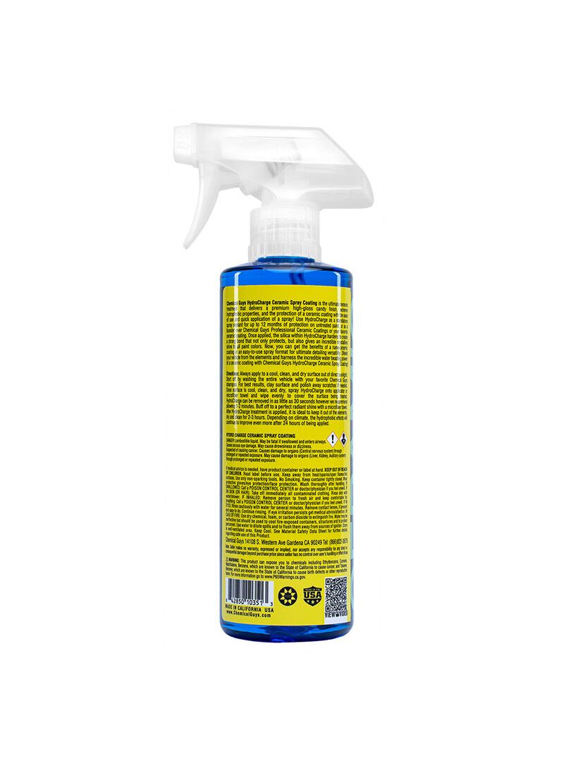 Chemical Guys - Hydrocharge High-Glos Hydrophobic SiO2 Ceramic Spray Coating - 473ml