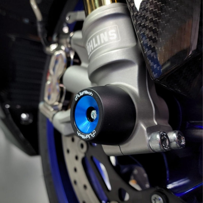 Slière d'essieu de fourche avant LightEch Set Black Kawasaki