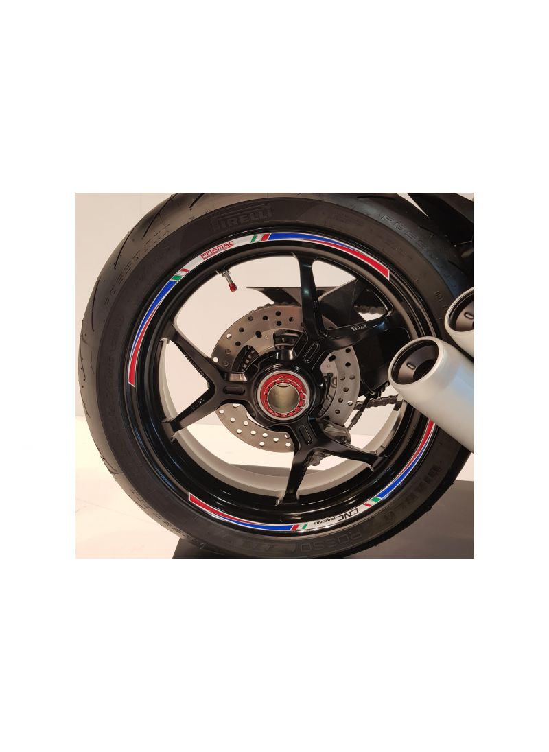 Rimstripe velgsticker set - 17 inch velgen - Pramac Limited Edition Ducati Panigale V4 R (2026+)