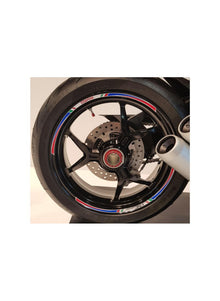 Rimstripe velgsticker set - 17 inch velgen - Pramac Limited Edition Kawasaki Z1100 (2026+)