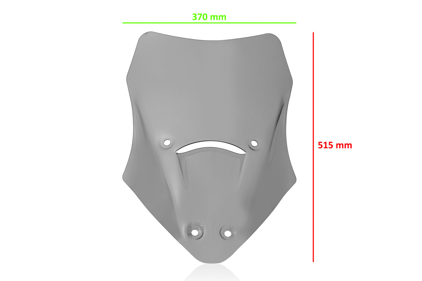 Hoog windscherm (51,5cm) Dark Smoke Ducati Multistrada V2 (2025+)