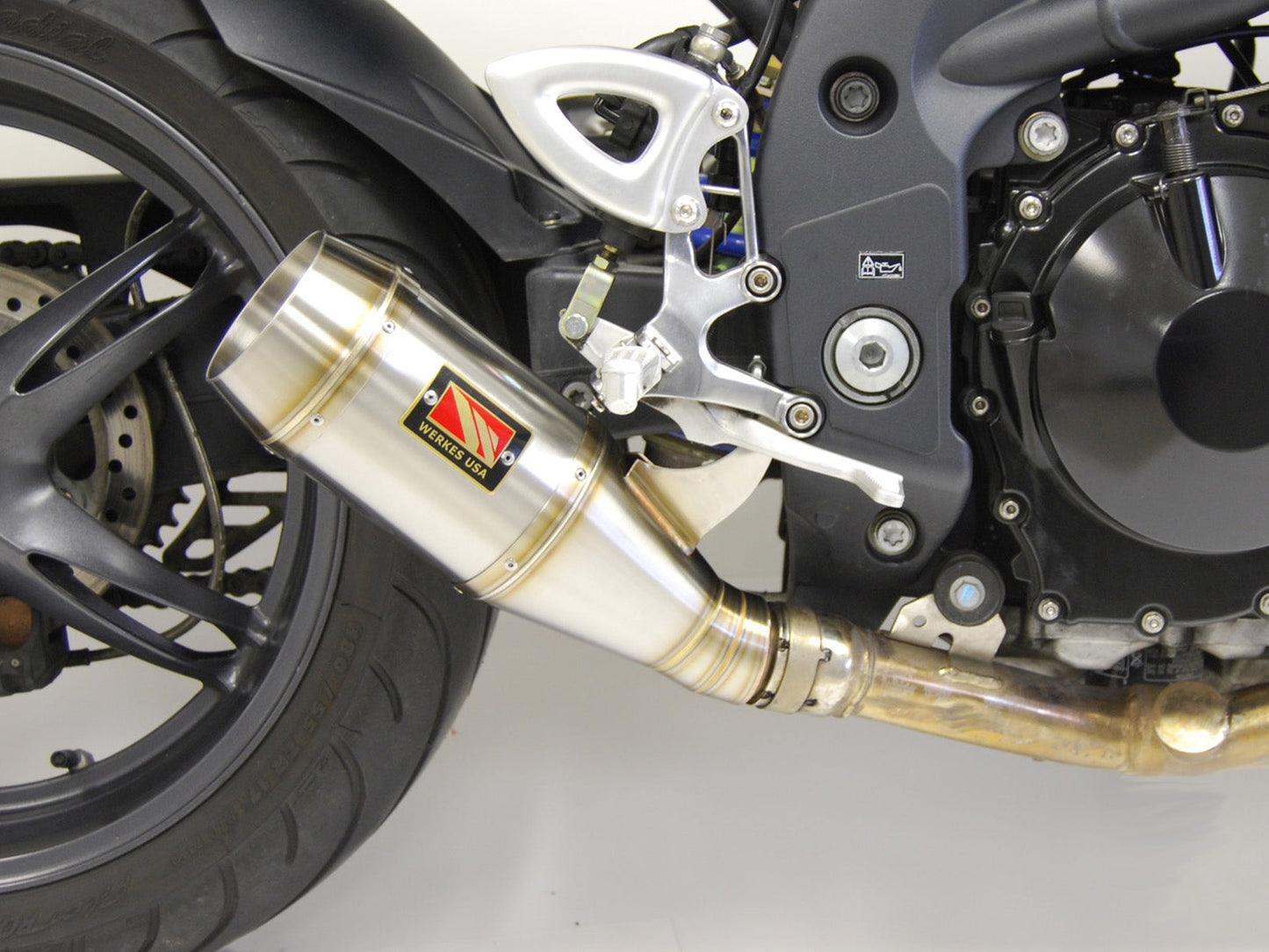 Competition Werkes uitlaat (O2-sensor achter) Triumph Speed Triple (2004-2007)