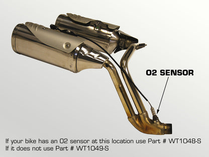 Competition Werkes uitlaat (O2-sensor achter) Triumph Speed Triple (2004-2007)