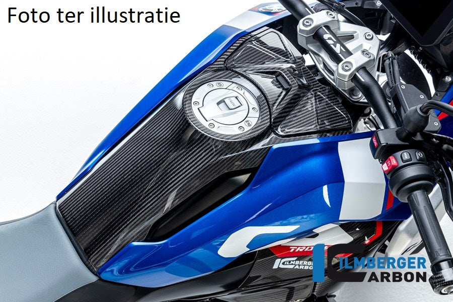 Complete tank cover set (2-delig) mat carbon BMW R1300GS Trophy 2023+
