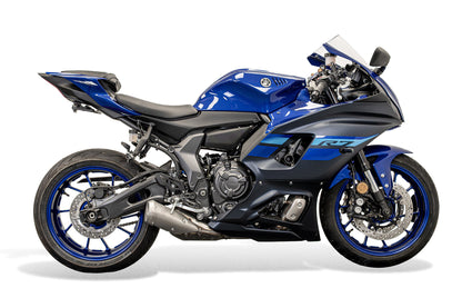 Verstelbare kentekenplaathouder incl. knipperlichten Evotech - Yamaha YZF-R7 (2022 - 2025)