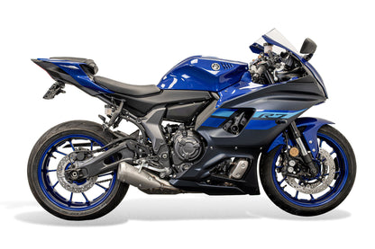 Verstelbare kentekenplaathouder incl. knipperlichten Evotech - Yamaha YZF-R7 (2022 - 2025)