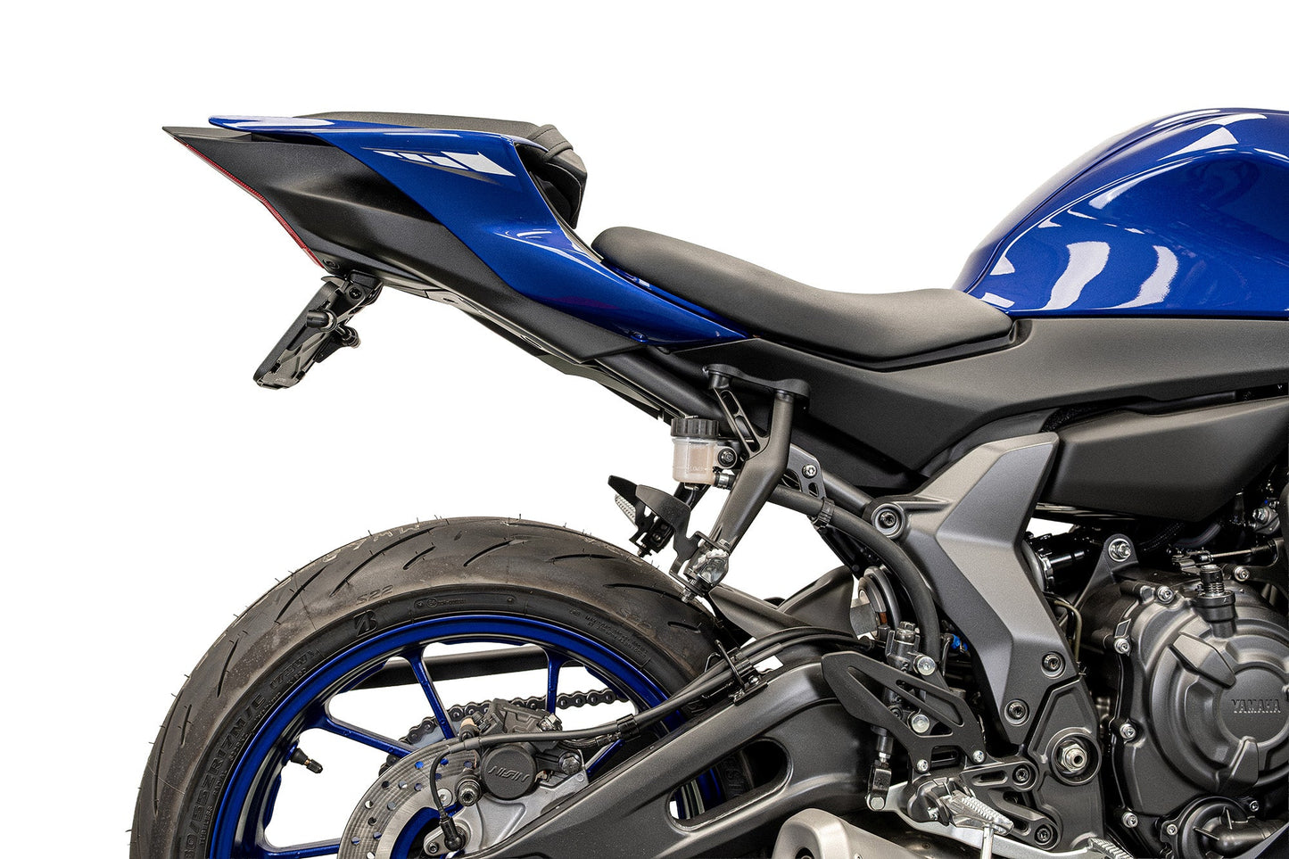 Verstelbare kentekenplaathouder incl. knipperlichten Evotech - Yamaha YZF-R7 (2022 - 2025)