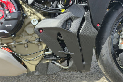 Bellypan panelen set mat carbon Ducati Streetfighter V4S (2025+)