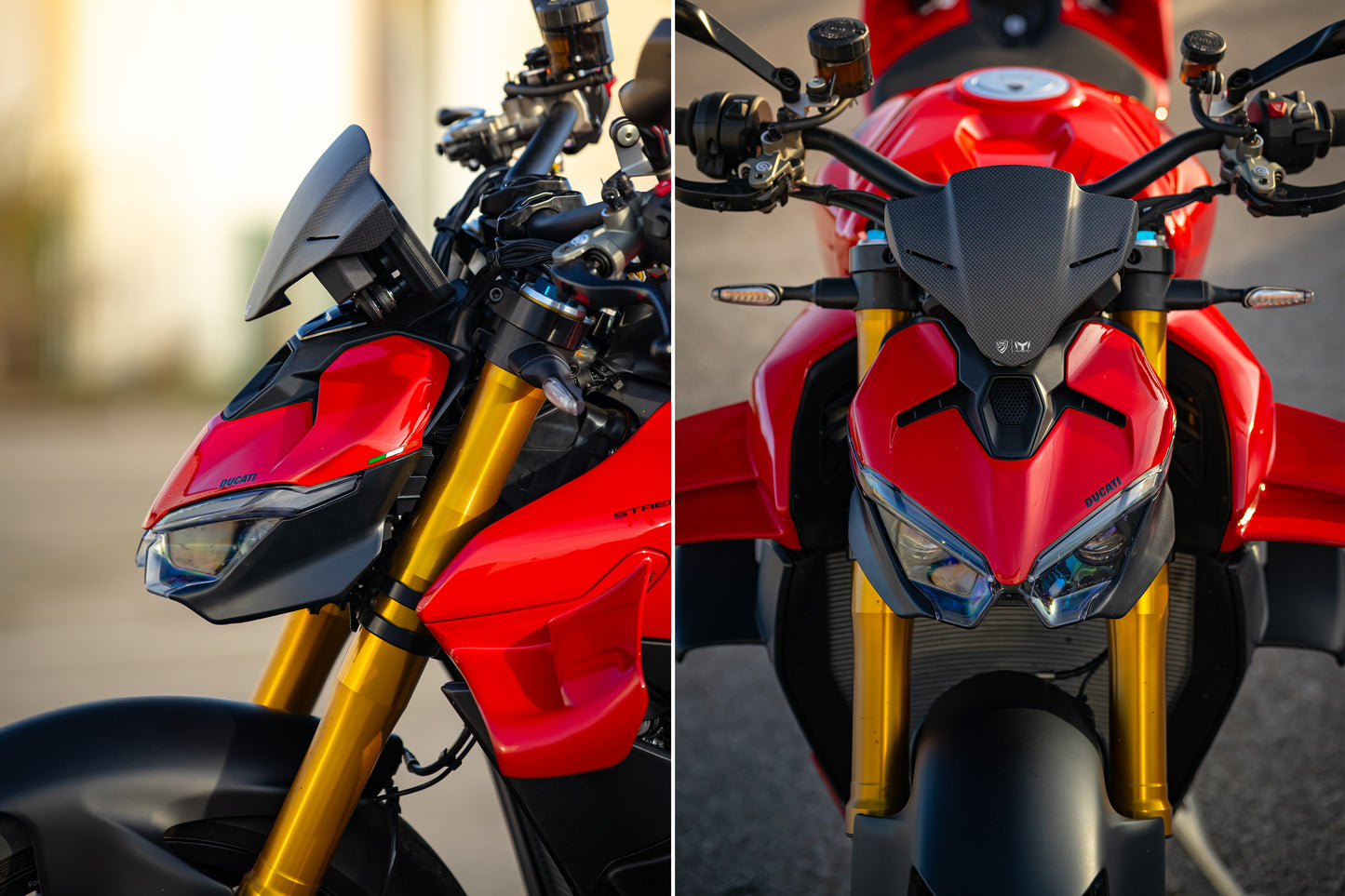 Windscherm mat carbon Ducati Streetfighter V4S (2025+)