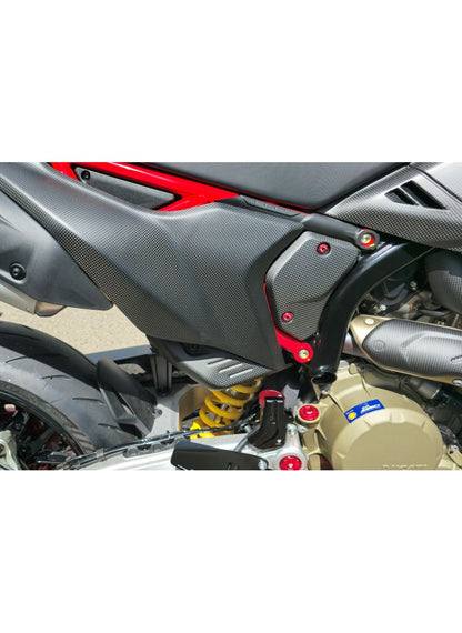 Frame Side Covers Matt Carbon Ducati Hypermotard 698 Mono 2024+