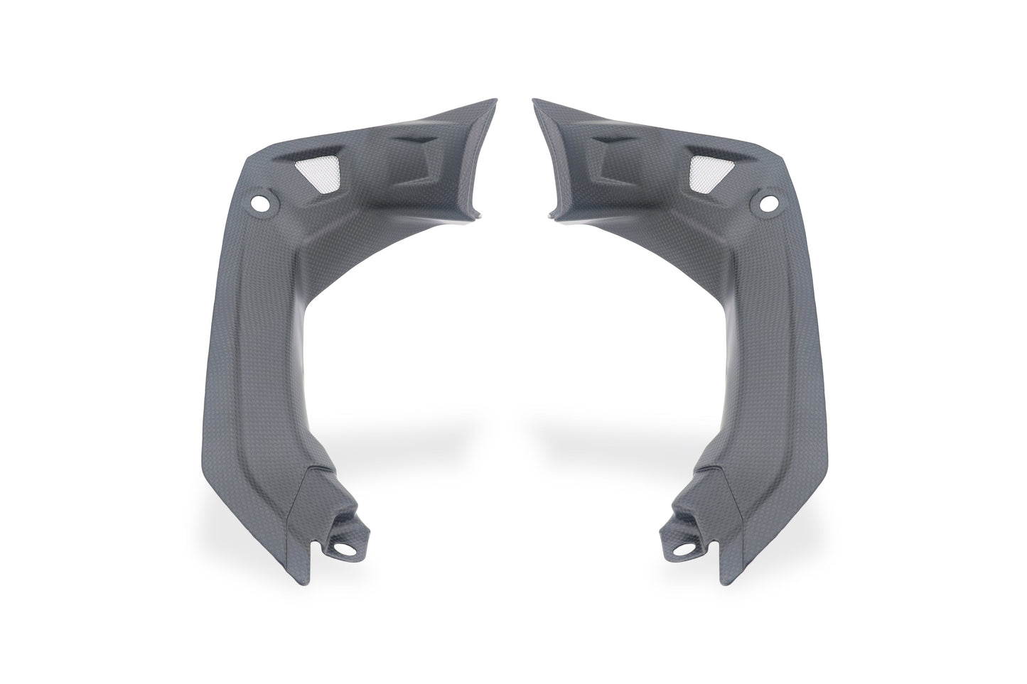 CNC Racing Binnenkuipen / Cockpit panelen links en rechts mat carbon Ducati Multistrada V2 2025+