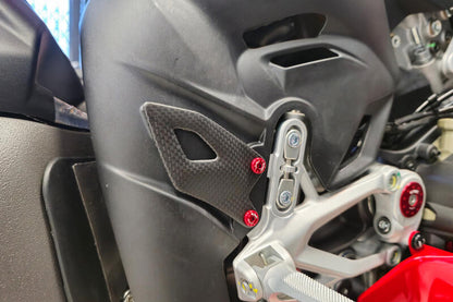 Mat Carbon Heel Protecteurs (2 pcs.) Ducati Panigale V4 (2025+)