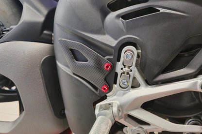 Mat carbon hielbeschermers (2 st.) Ducati Panigale V4 Tricolore Italia (2025+)