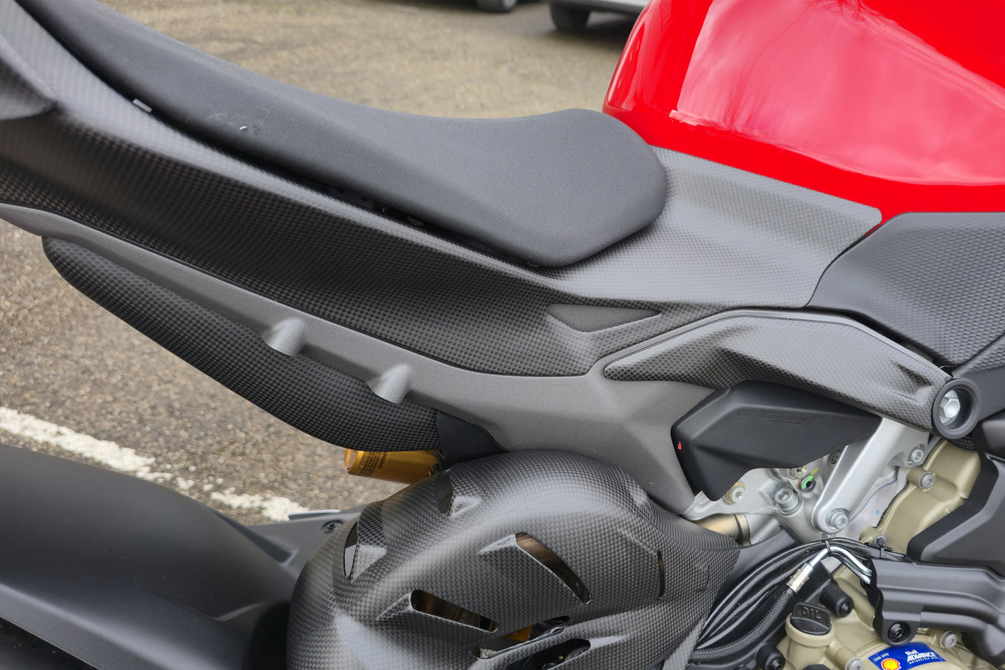 Subframe cover set mat carbon Ducati Panigale V4 (2025+)