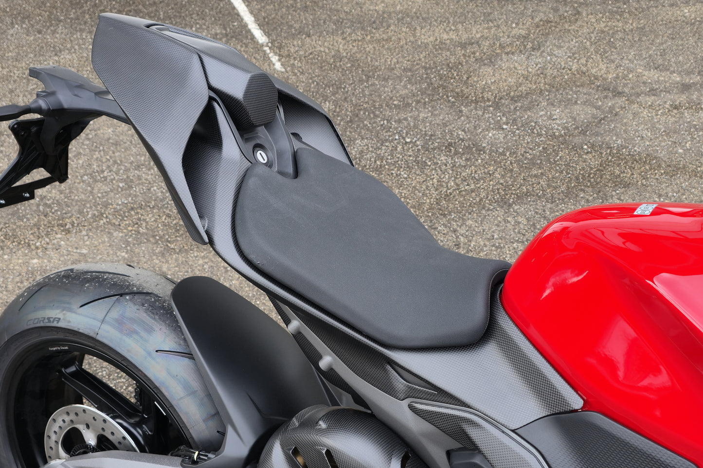 Monoposto achterkuip mat carbon Ducati Panigale V4 S (2025+)