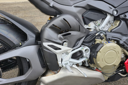 Uitlaatbochten hitteschild mat carbon Ducati Panigale V4 S (2027+)