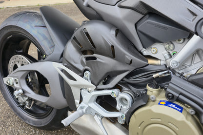 Uitlaatbochten hitteschild mat carbon Ducati Streetfighter V4 S (2025+)