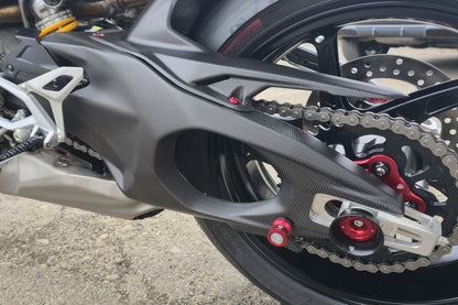 Carbon swingarm covers links en rechts – Ducati Panigale V4 (2025+)