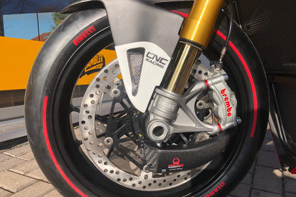 Remklauw Spacer Kit (4 st.) Ducati Multistrada 1260 Enduro (2019-2021) rood gemonteerd