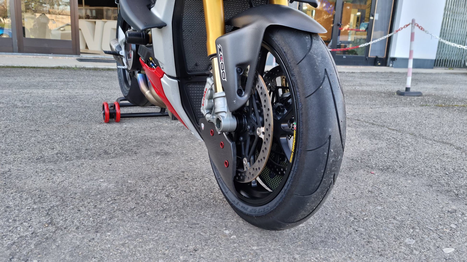 GP Ducts Evo – Carbon Voorremkoeling voor Ducati Multistrada V4 Pikes Peak (2025+)