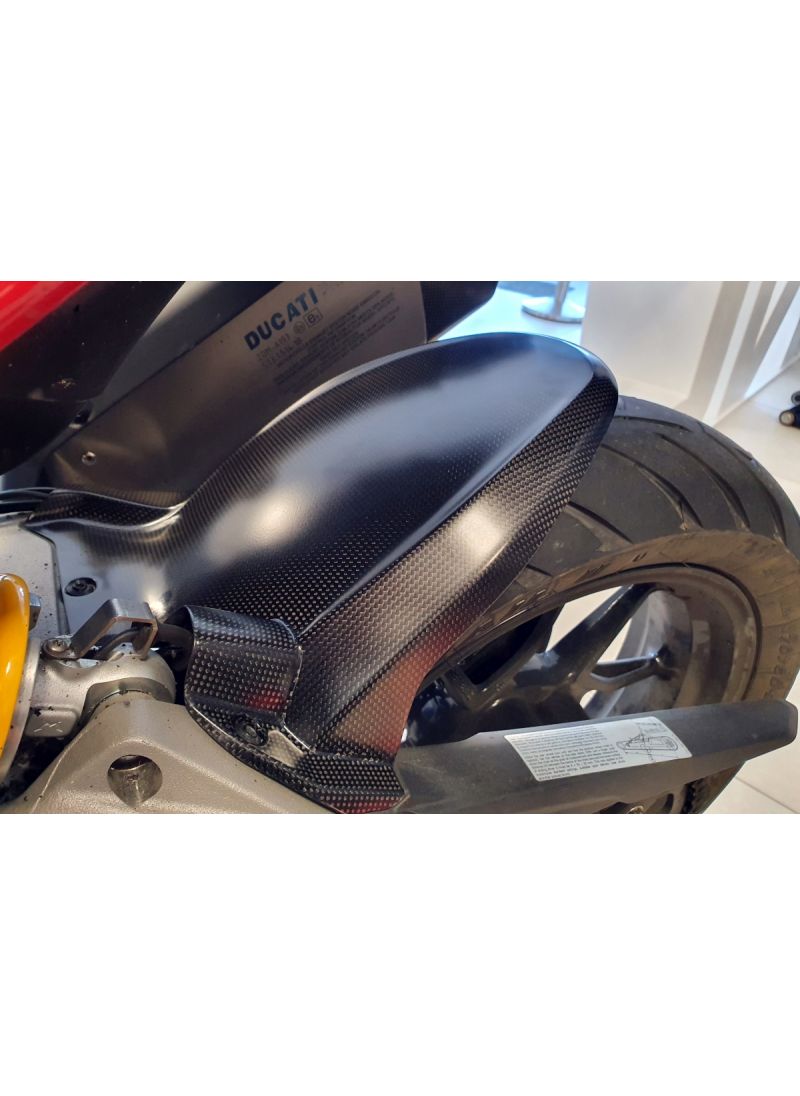 Rear Fender Hugger matt carbon Multistrada V4