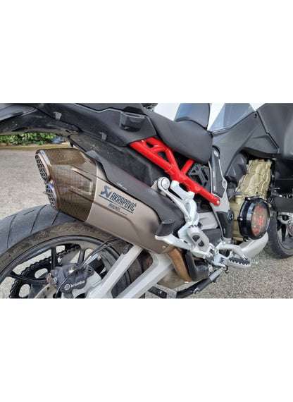 Carbon uitlaat hitteschild voor Akrapovic slip-on uitlaat einddemper Ducati Multistrada V4 / V4S 2021+