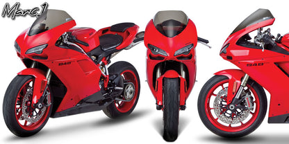 ZeroGravity windscherm 'Marc1' light smoke Ducati 848 (2008-2010)