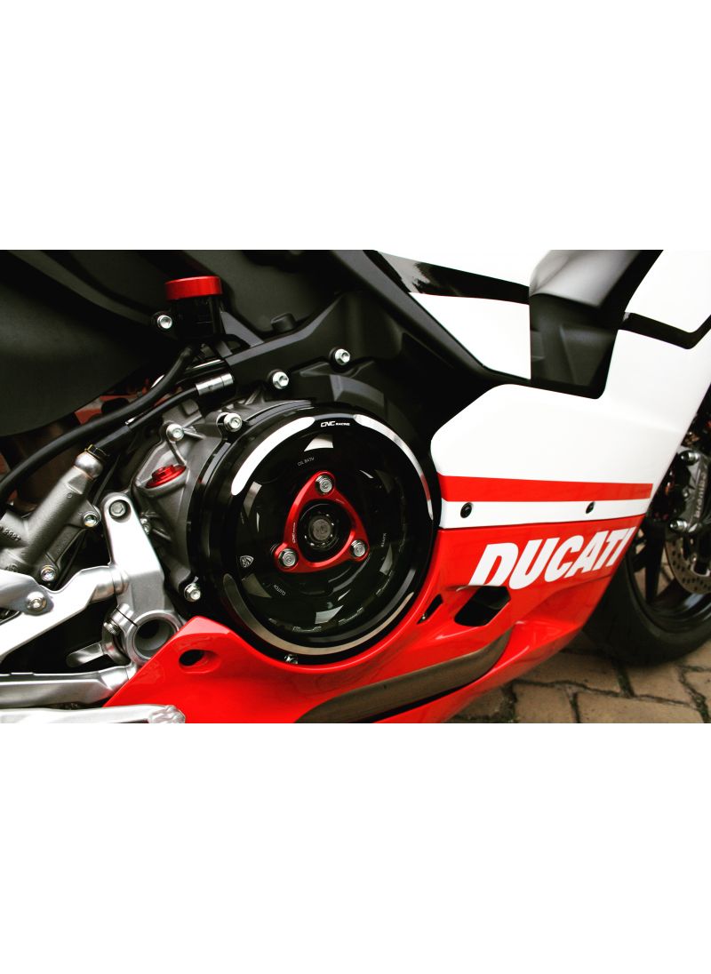 Achteras Tandwieldrager Moer links Bicolore Ducati Hypermotard 950 RVE (2020-2025)