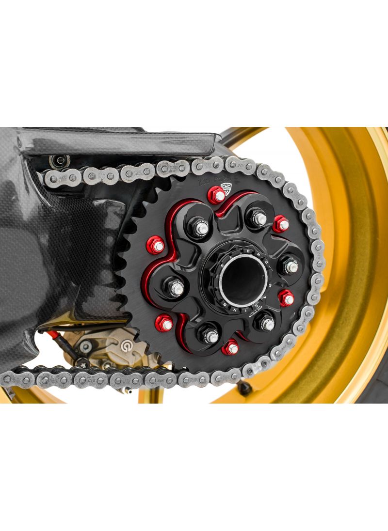 Achtertandwieldrager 6-bouts (grote achteras) models Ducati Diavel V4 RS (2025+)
