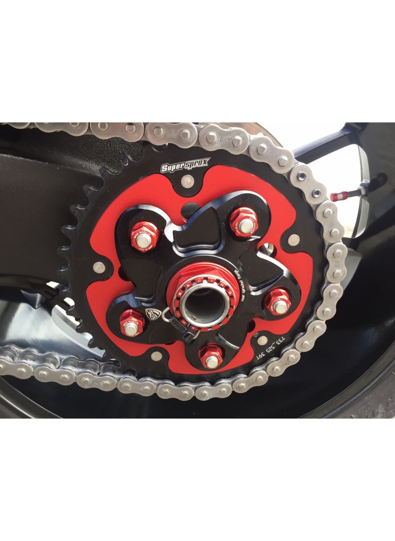 Achtertandwiel moerenset (5 st.) Ducati Hypermotard 1100 (2007-2012)