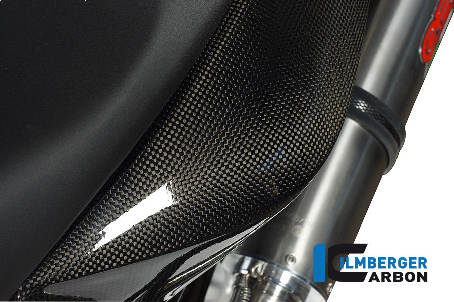 Panneau latéral en carbone sous le siège - côté gauche - BMW F 800 GT (2013-2018)