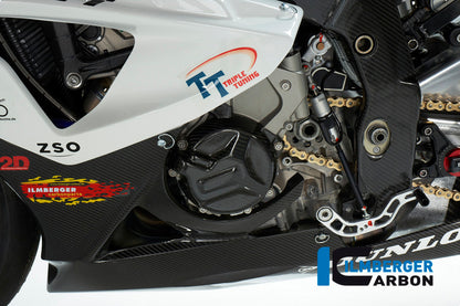 Carbon BellyPan Racing 1-pièce (utilisation avec échappement de course) BMW S1000RR RACING (2009-2011)