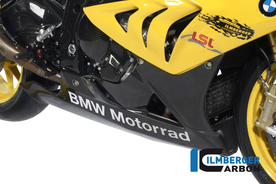 Carbon BellyPan Racing 1-pièce (utilisation avec échappement de course) BMW S1000RR RACING (2009-2011)