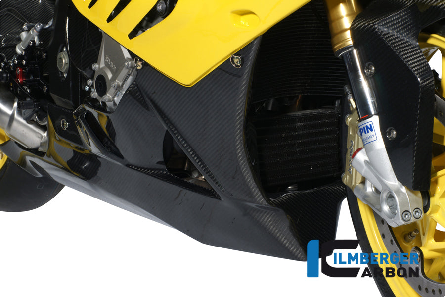 Carbon BellyPan Racing 1-pièce (utilisation avec échappement de course) BMW S1000RR RACING (2009-2011)