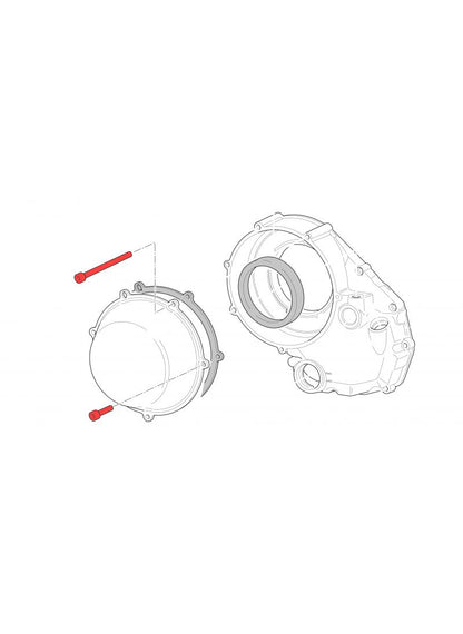 Clutch cover bolt kit Ducati Hypermotard 1100S (2007-2009)