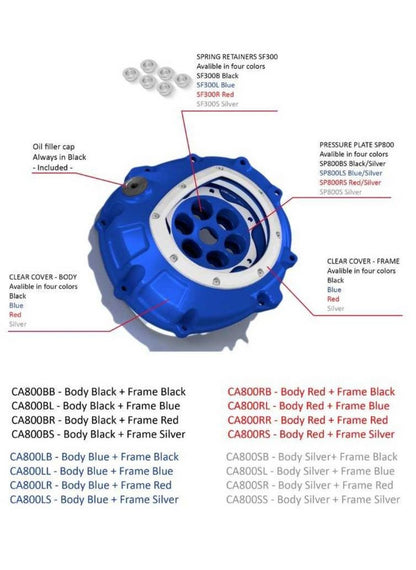 Open koppelingsdeksel voordeelpakket BMW S 1000 RR (2012-2014)